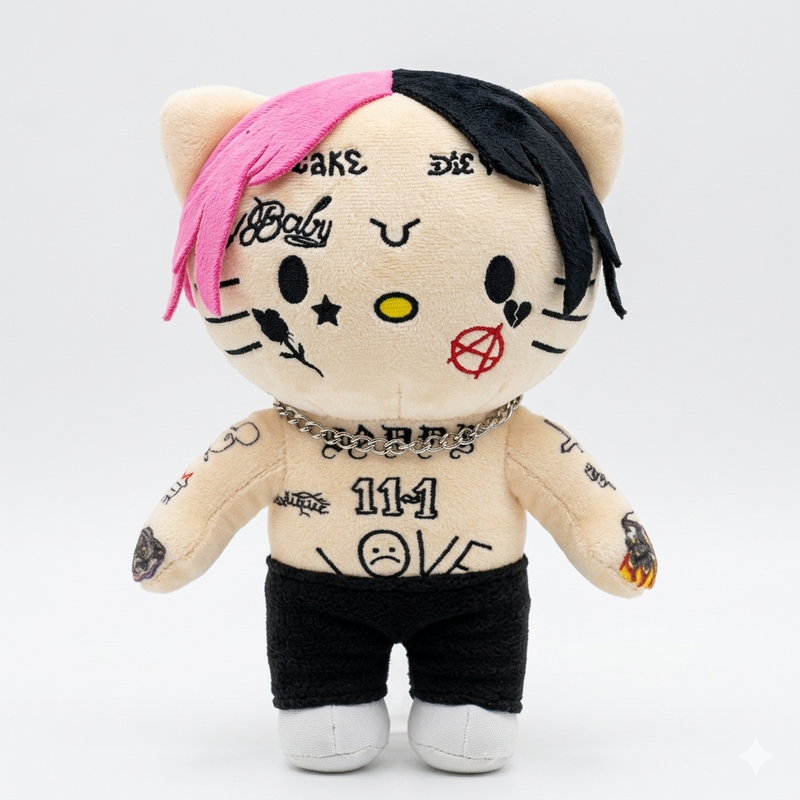 Lil Peep Kitty Plush