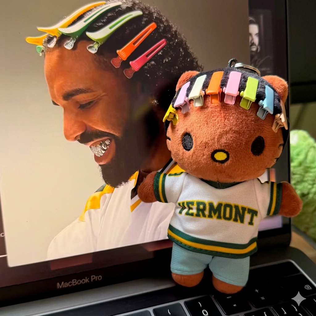 Drake Kitty Keychain